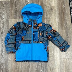 Quicksilver Colorful Geometric Patterned Jacket